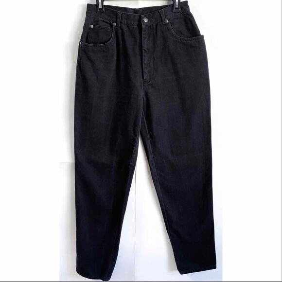 Vintage Nordstrom Black High Rise Mom Jeans - Picture 1 of 6